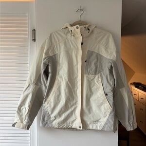 White Ski Hooded Jacket